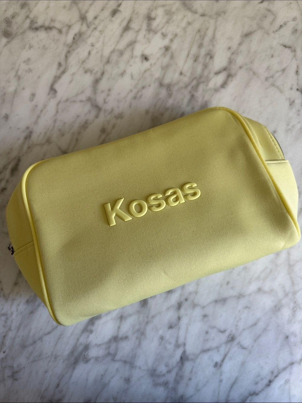 Kosas Lemon Yellow Cosmetic Bag NEW